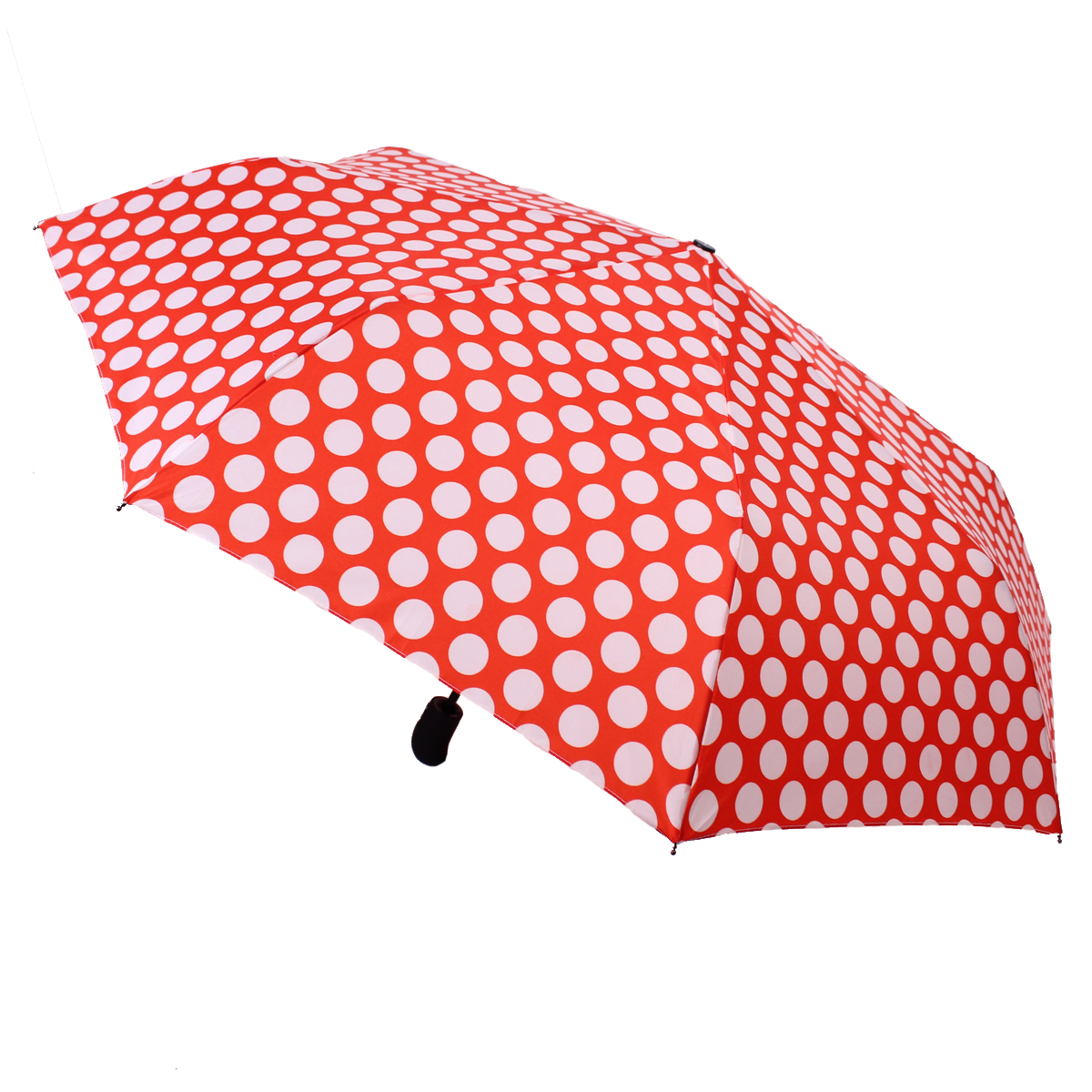 Зонт складной женский полуавтоматический Zemsa 102153 ZM красный