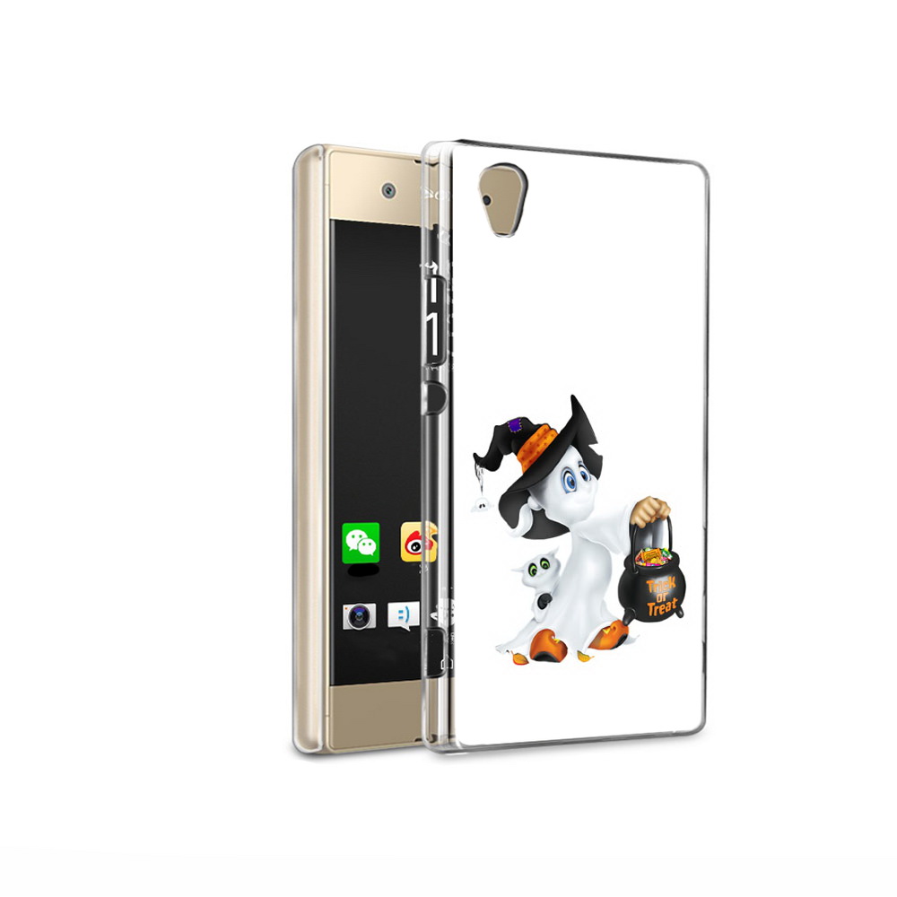

Чехол MyPads Tocco для Sony Xperia XA1 Ultra Маленький призрак (PT67027.252.113), Прозрачный, Tocco
