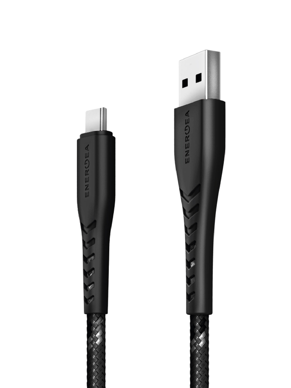 Кабель USB Type-C-USB EnergEA NyloFlex USB-A to USB-C 1.5 м черный