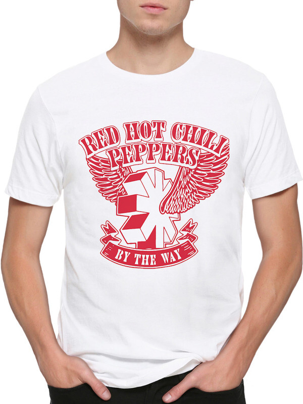 фото Футболка мужская design heroes rhcp - red hot chili peppers белая xl