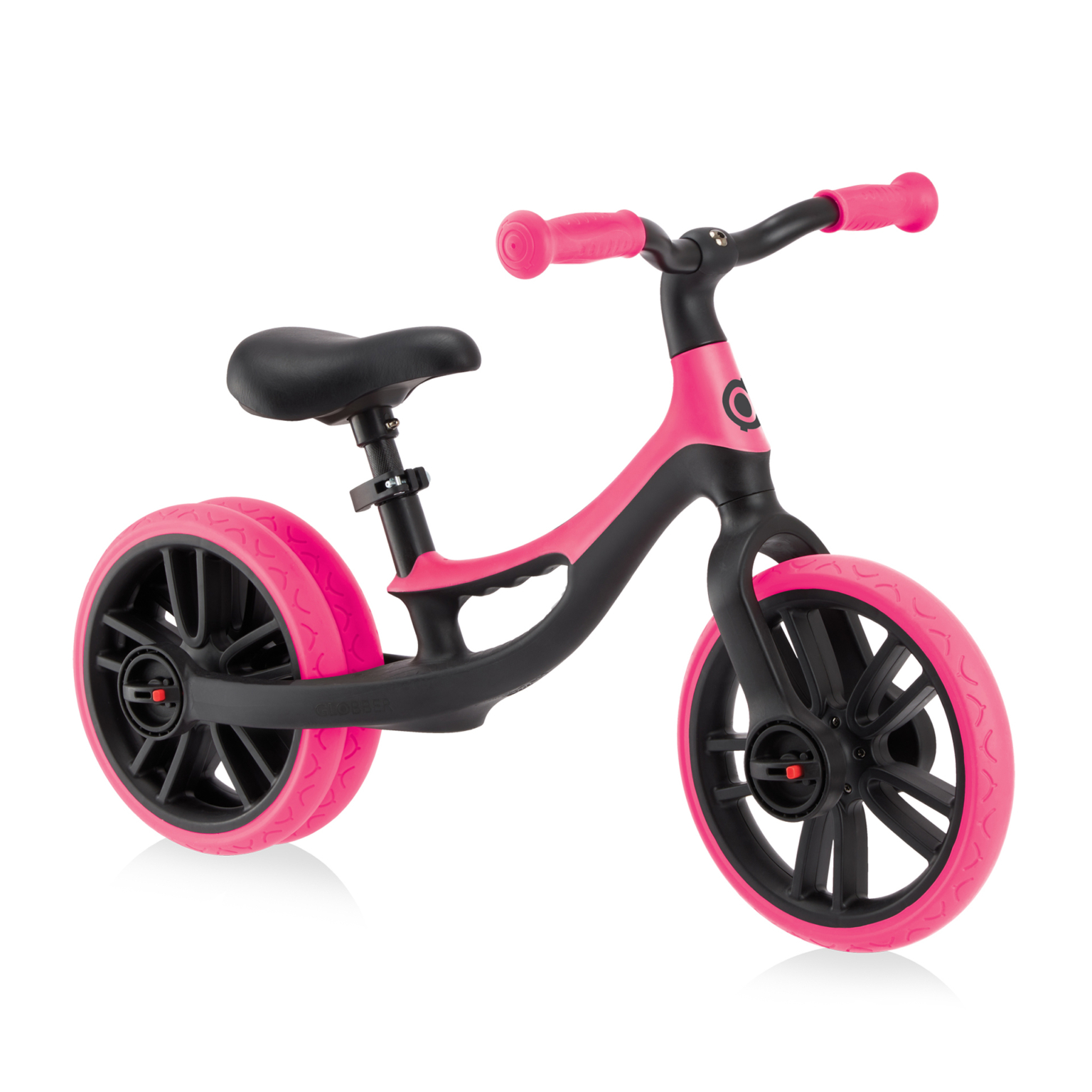 Беговел Globber GO BIKE ELITE DUO, Черно-розовый