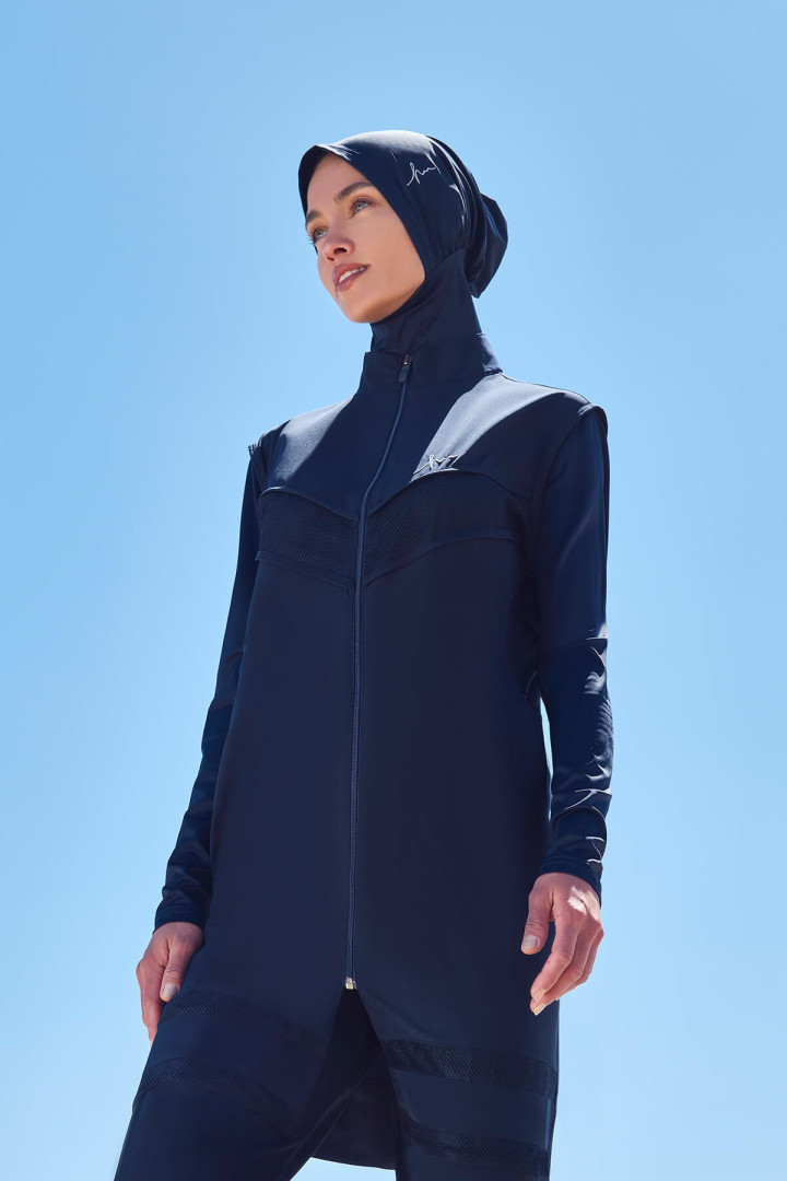 

Буркини женский Hasema 2219 синий 2XL (товары доставляются из-за рубежа), 2219