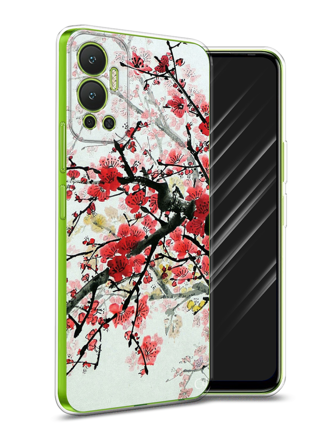 

Чехол Awog на Infinix Hot 12 "Сакура", Разноцветный, 3101350-4