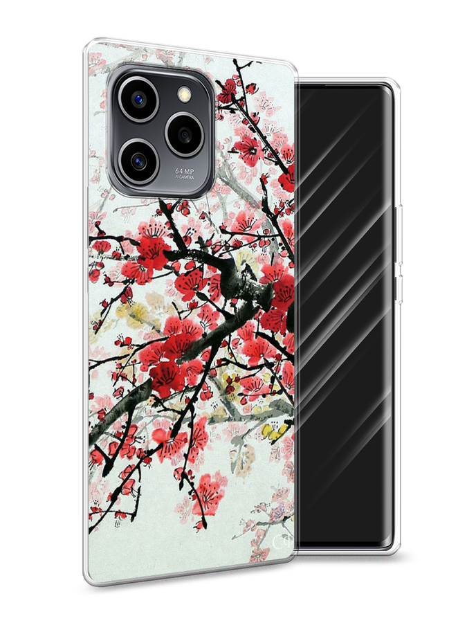 

Чехол Awog на Honor 60 SE "Сакура", Разноцветный, 6108050-4