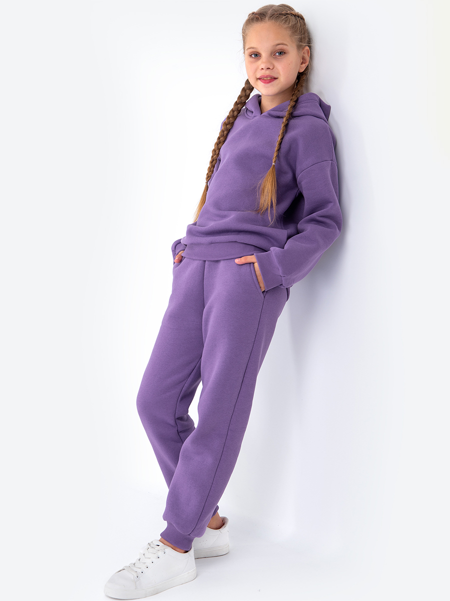 Костюм спортивный детский HappyFox HF00171, фиолетовый, 110 костюм спортивный happyfox hf00157 фиолетовый 98