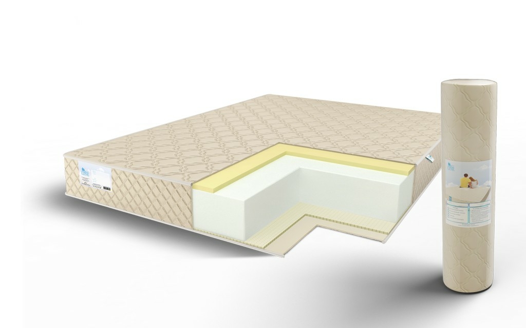 

Матрас Comfort Line Memory-Latex Eco Roll+ 100х175, Бежевый;белый;серый;серебристый, Memory-Latex Eco Roll+