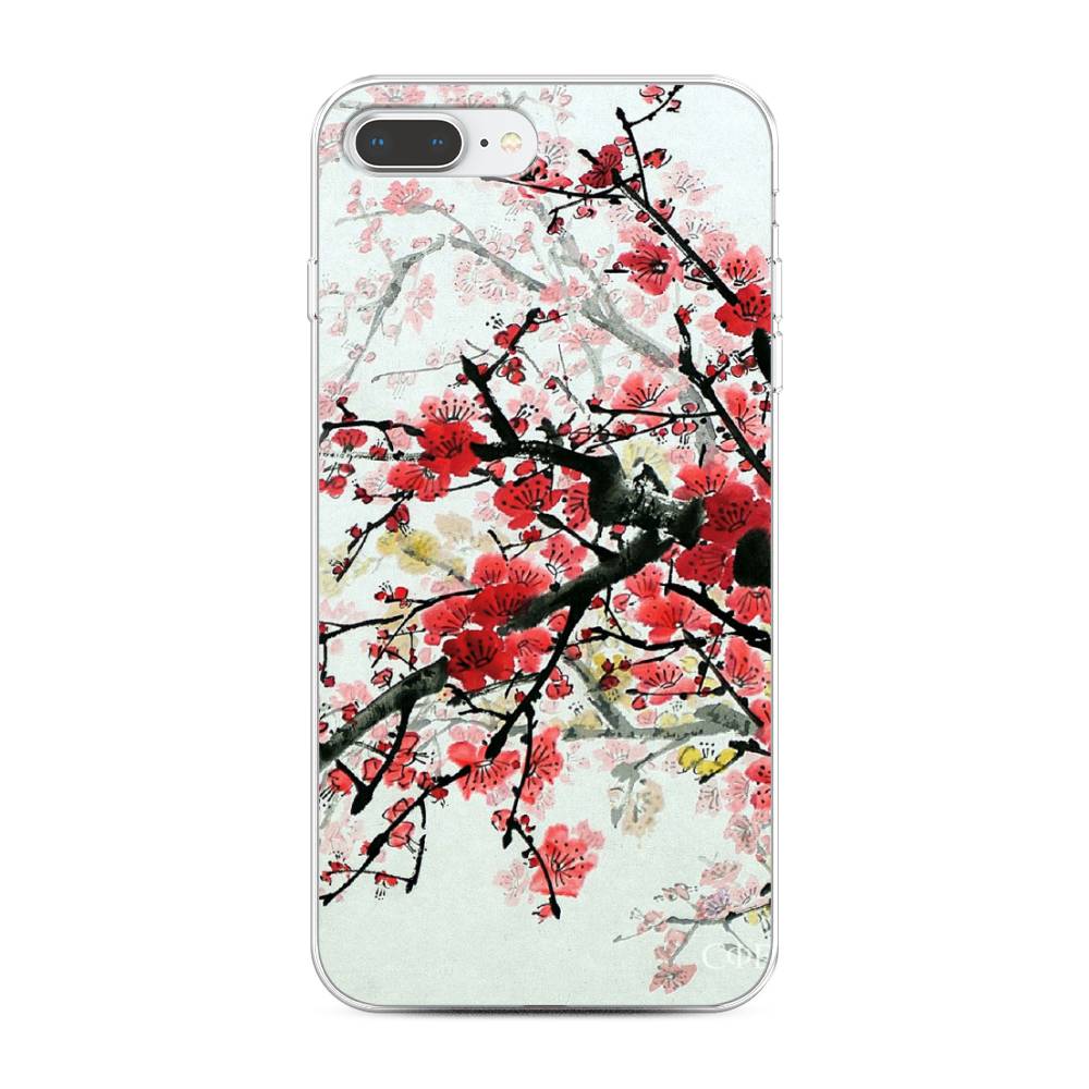 

Чехол Awog на Apple iPhone 8 Plus / Айфон 8 Plus "Сакура", Разноцветный, 10950-4