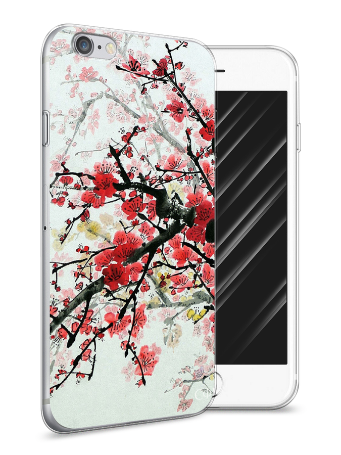

Чехол Awog на Apple iPhone 6S / Айфон 6S "Сакура", Разноцветный, 0104S50-4