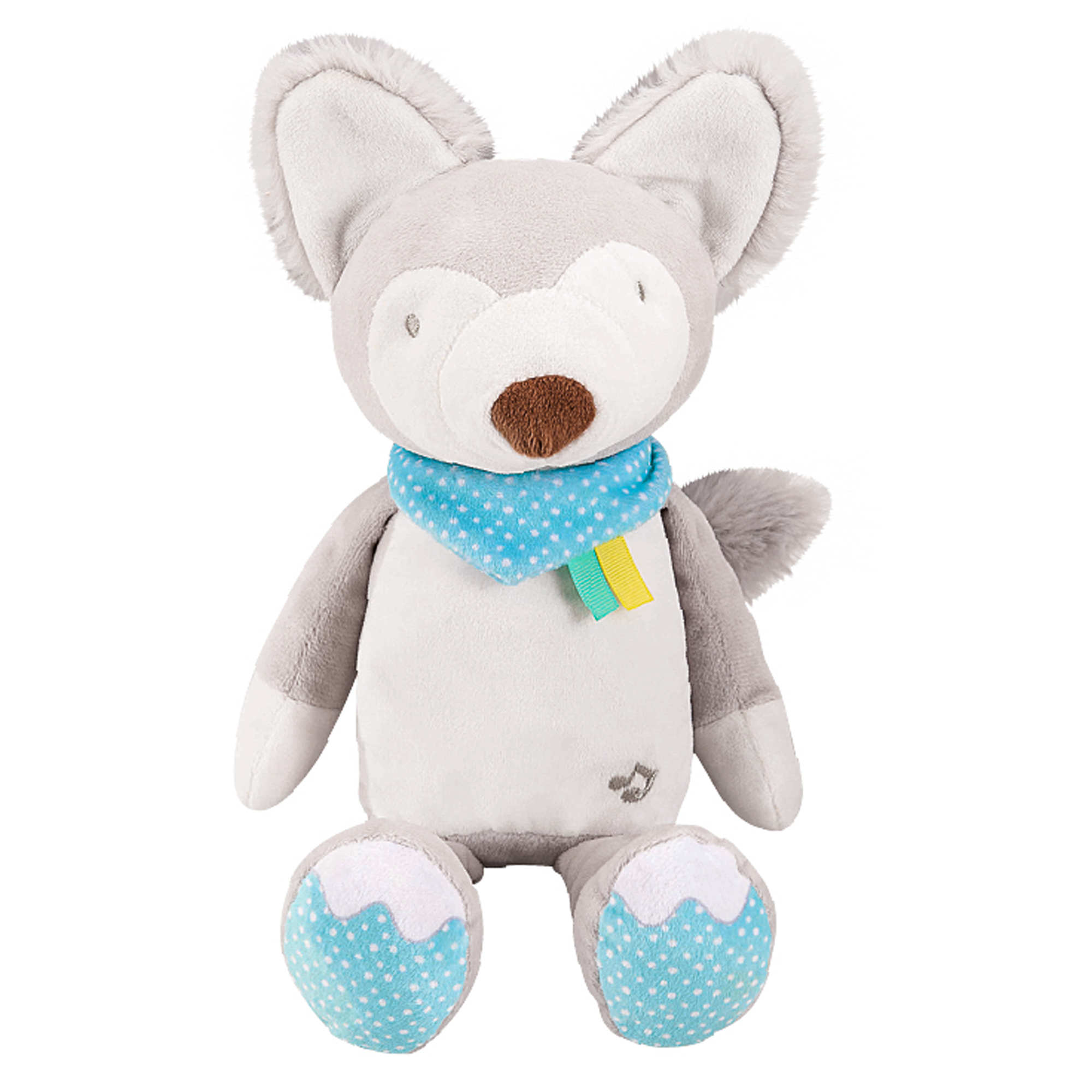 фото Ночник amarobaby buddy wolf серый