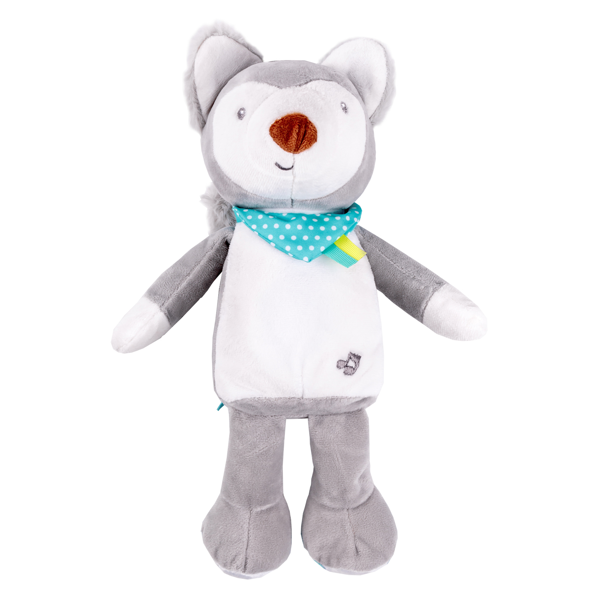 фото Ночник amarobaby buddy wolf серый