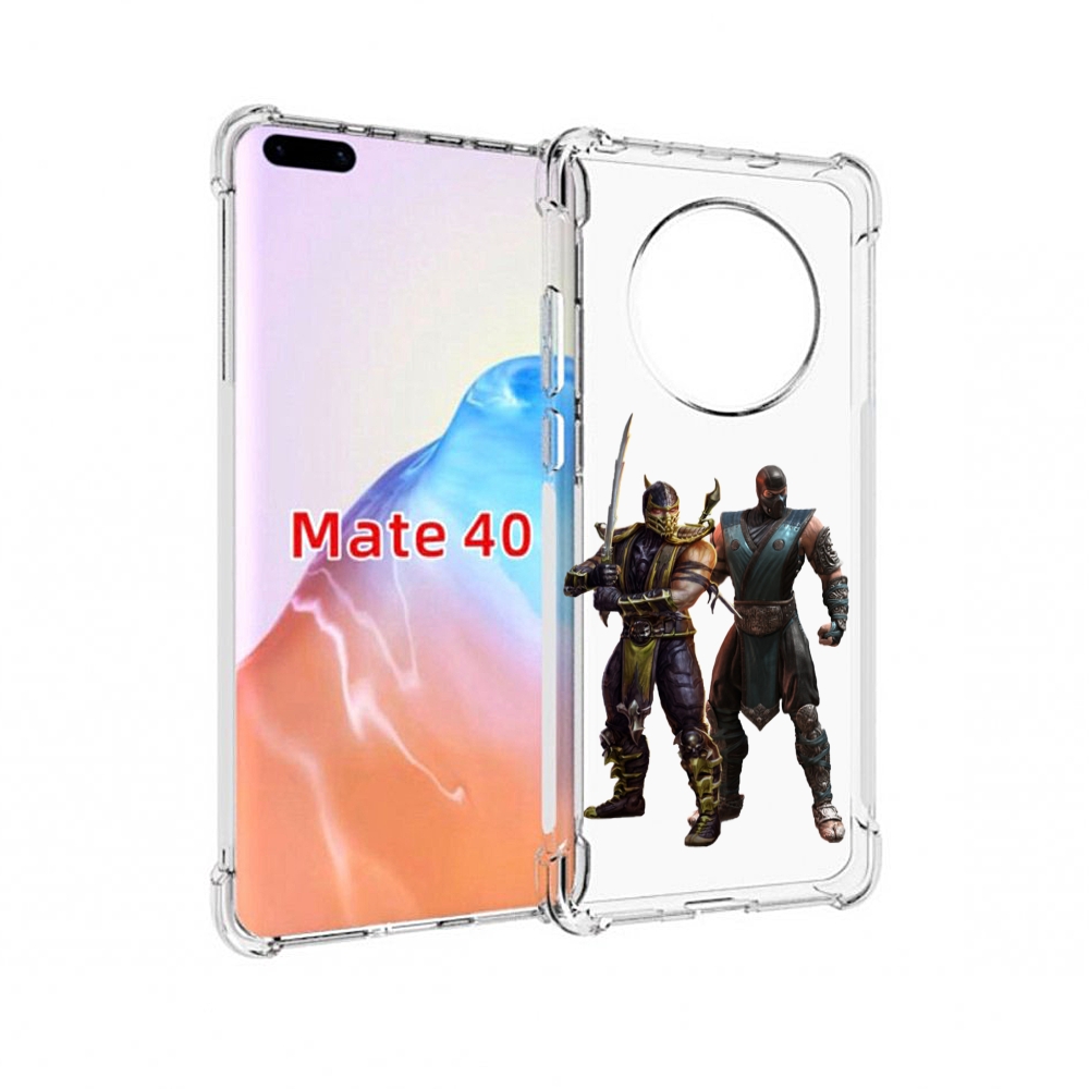 

Чехол MyPads Tocco для Huawei Mate 40 Mortal-Kombat-1, Прозрачный, Tocco
