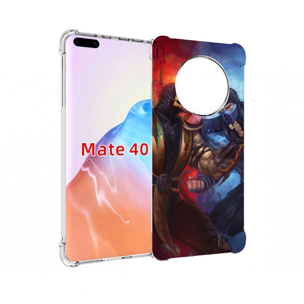 

Чехол MyPads Tocco для Huawei Mate 40 Mortal Kombat art, Прозрачный, Tocco
