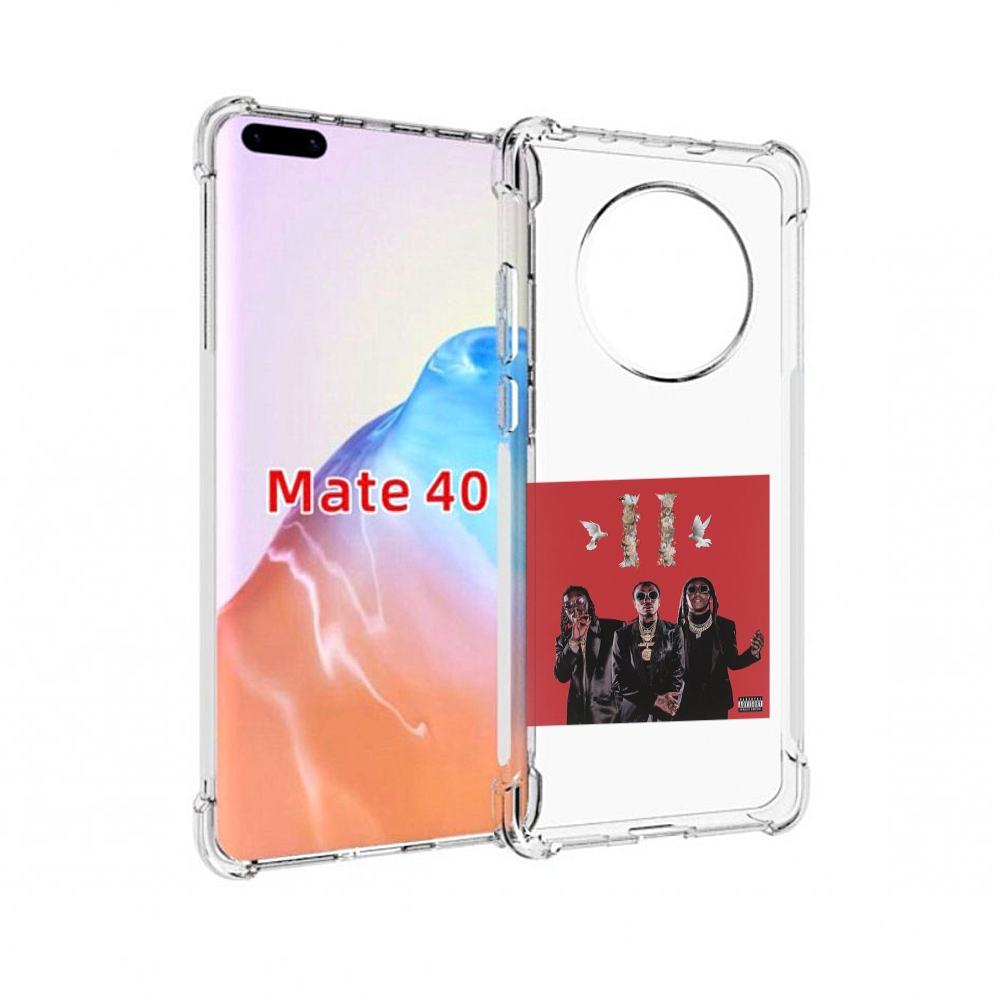 

Чехол MyPads Tocco для Huawei Mate 40 Migos - Culture II, Прозрачный, Tocco