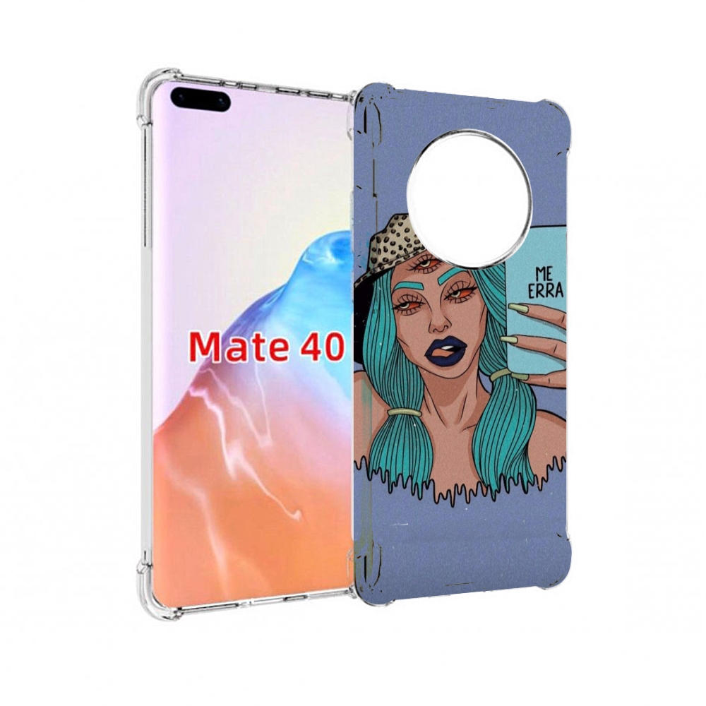 

Чехол MyPads Tocco для Huawei Mate 40 ME Erra женский, Прозрачный, Tocco