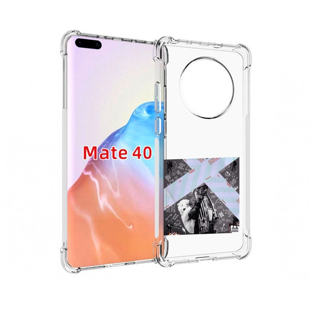 

Чехол MyPads Tocco для Huawei Mate 40 Lil Uzi Vert - Luv Is Rage 2, Прозрачный, Tocco