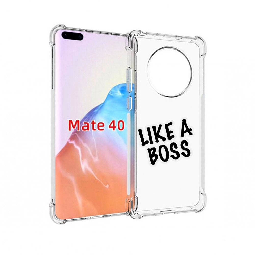 

Чехол MyPads Tocco для Huawei Mate 40 Like-a-boss, Прозрачный, Tocco