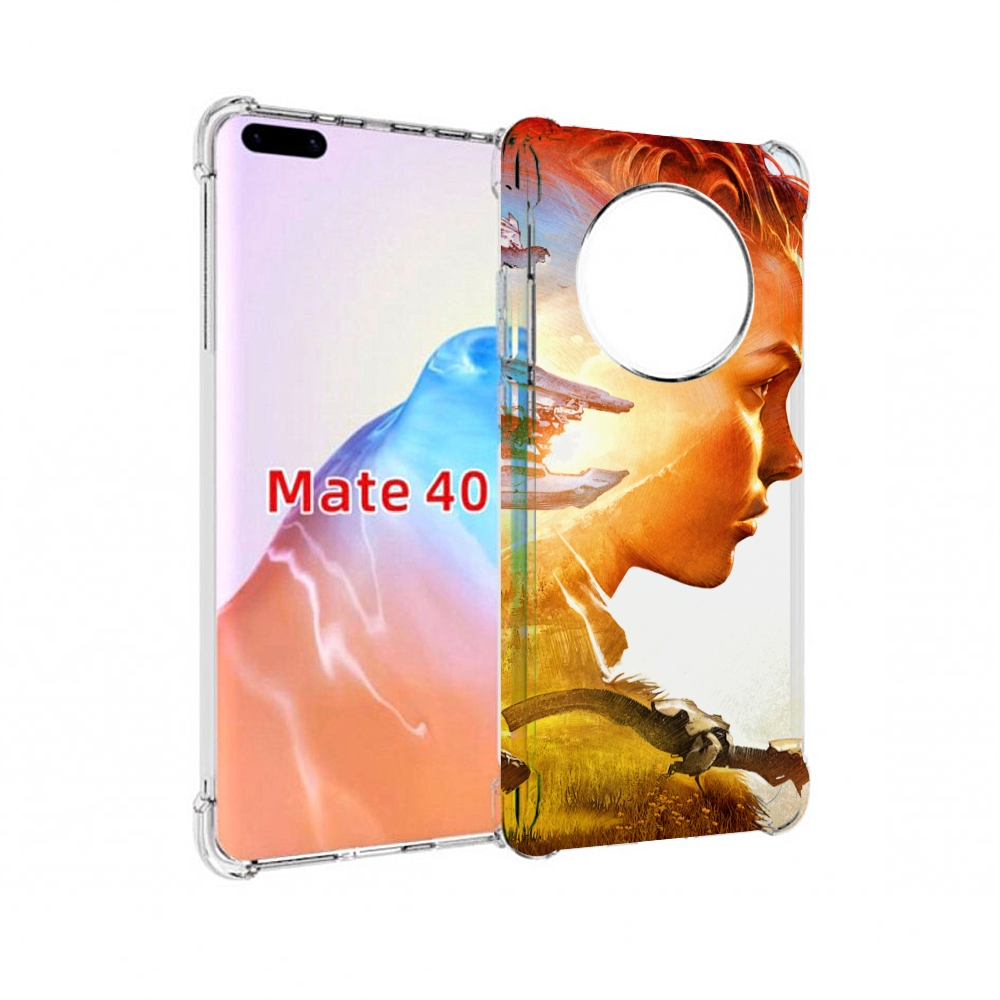 

Чехол MyPads Tocco для Huawei Mate 40 Horizon Zero Dawn art, Прозрачный, Tocco
