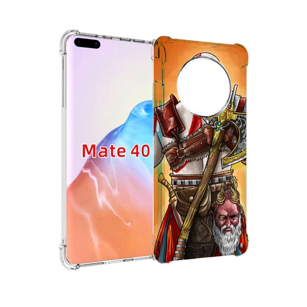 

Чехол MyPads Tocco для Huawei Mate 40 God of War, Прозрачный, Tocco