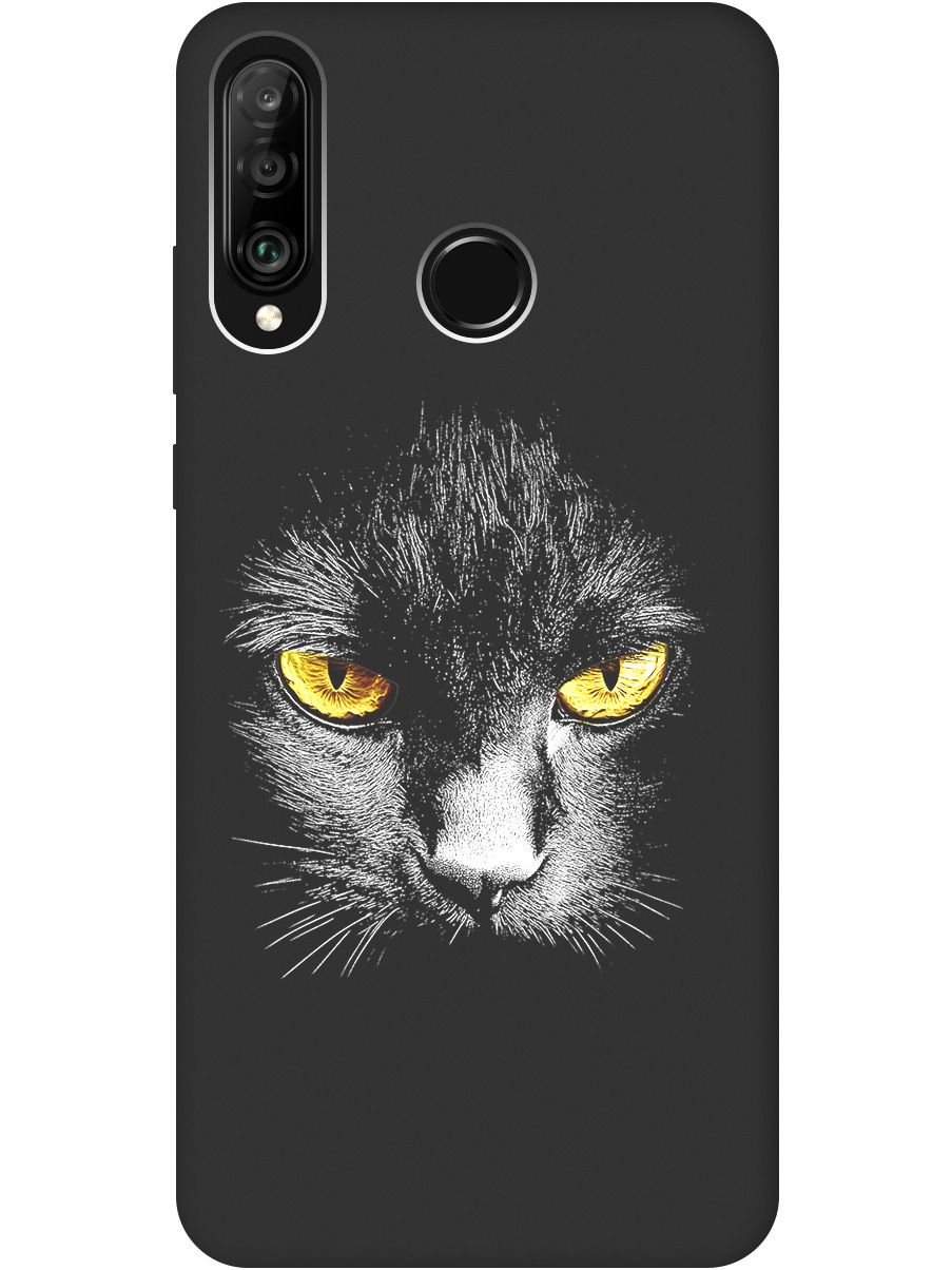 

Силиконовый чехол на Honor 20 Lite / 20s / Huawei P30 Lite с принтом матовый черный 833745, Черный;белый;золотистый, 720772012