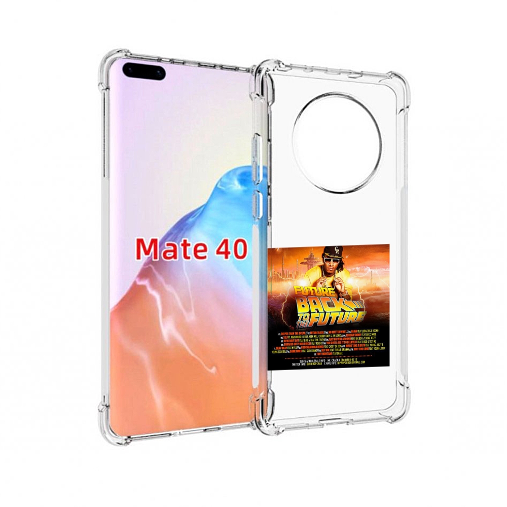 

Чехол MyPads Tocco для Huawei Mate 40 Future - Back To The Future, Прозрачный, Tocco