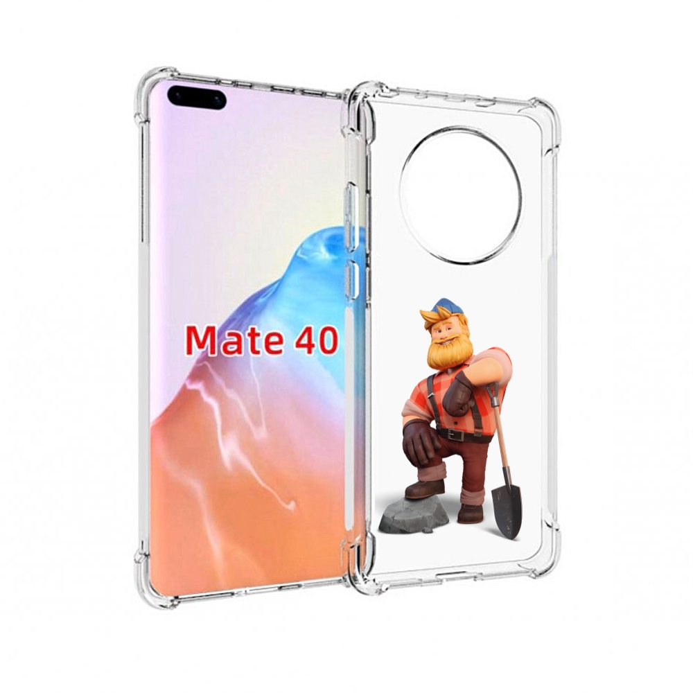 

Чехол MyPads Tocco для Huawei Mate 40 FarmVille-2, Прозрачный, Tocco