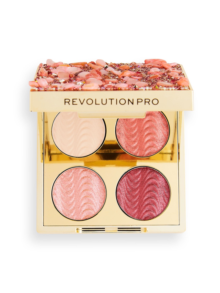 фото Палетка теней revolution pro, для век ultimate eye look palette, quartz crush, 3,2 г