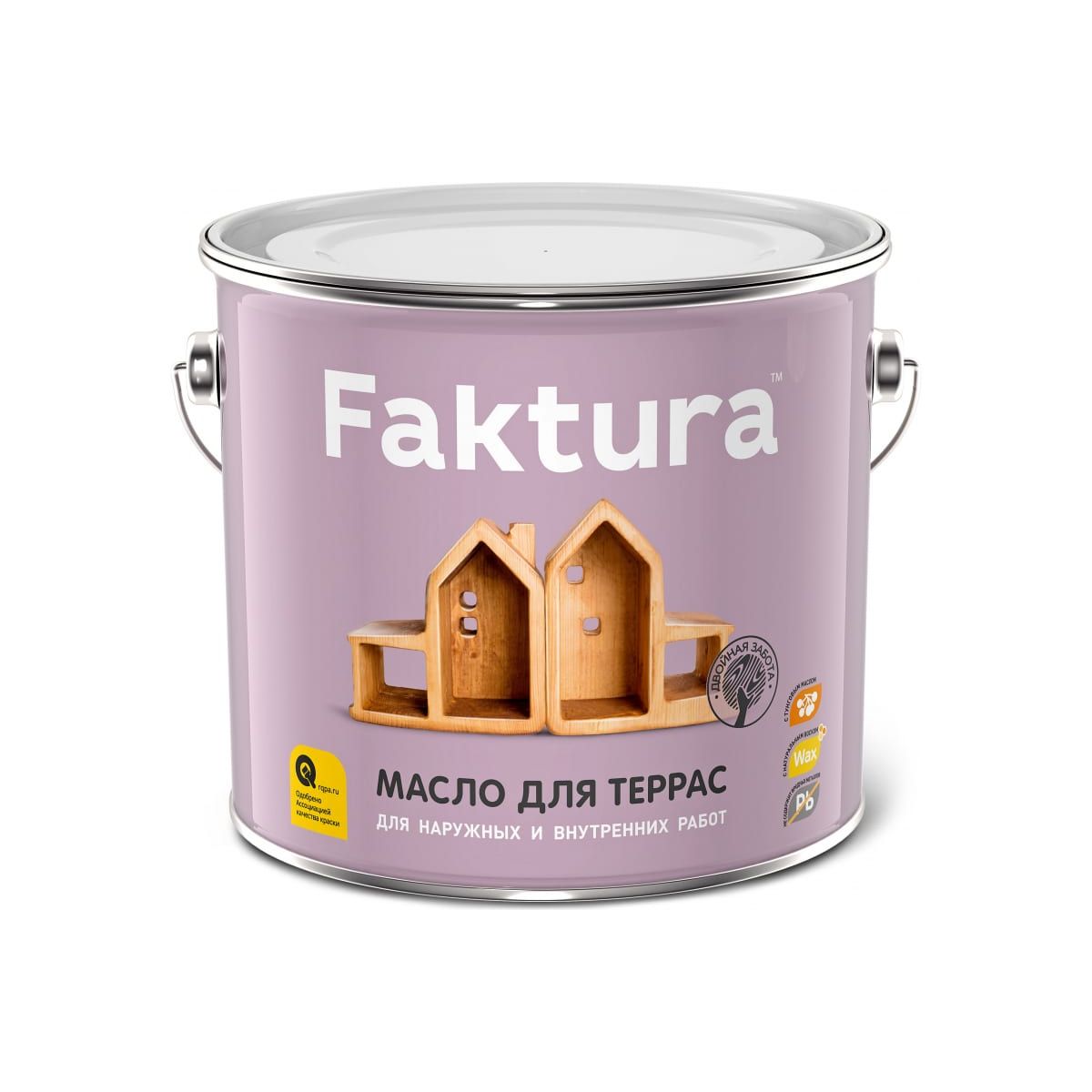 Масло Faktura для террас, 2,7 л масло для террас и фасадов finka