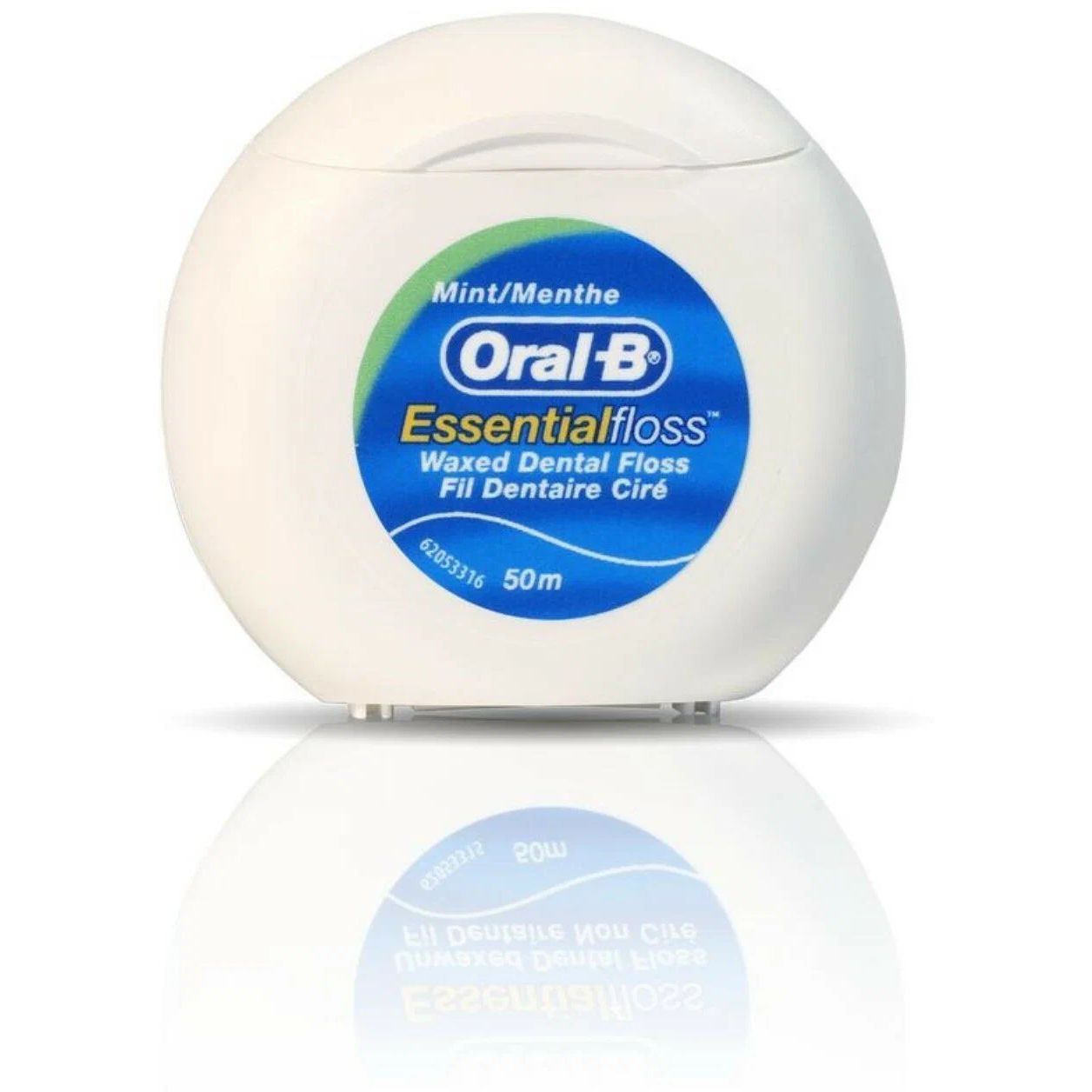 Зубная нить Oral-B Essential Floss вощеная, Мята, 50 м