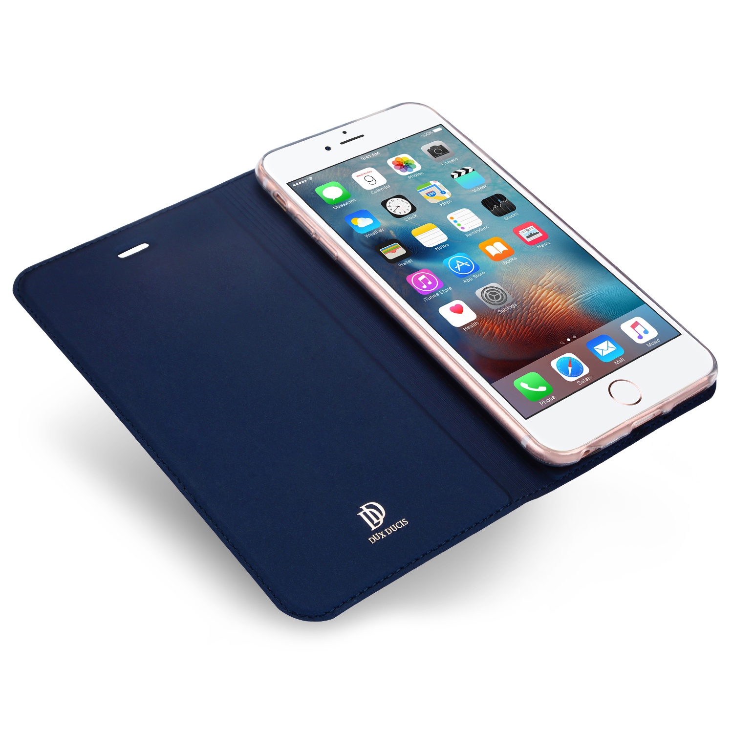 Чехол книжка Dux Ducis для iPhone 5 / 5S / SE Skin Series синий