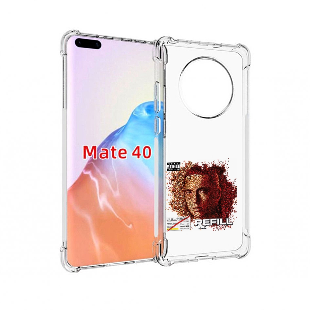 

Чехол MyPads Tocco для Huawei Mate 40 Eminem RELAPSE, REFILL, Прозрачный, Tocco