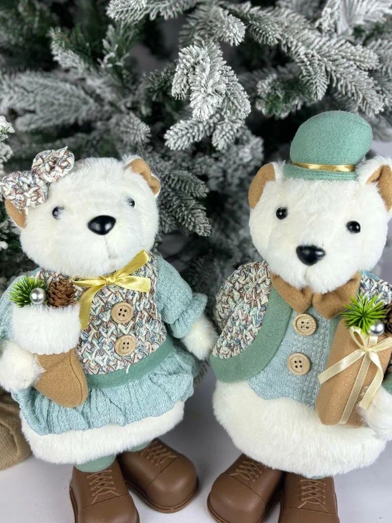 

Новогодняя фигурка Merry Christmas 18613-1, Белый