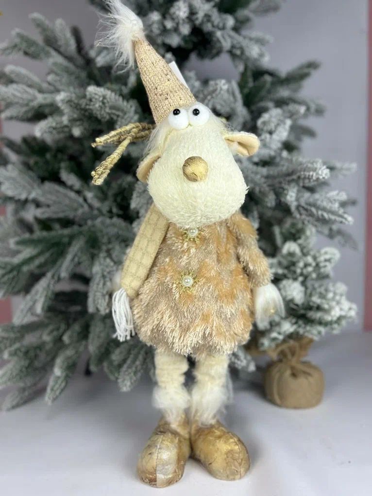 

Новогодняя фигурка Merry Christmas 18608-1, Бежевый