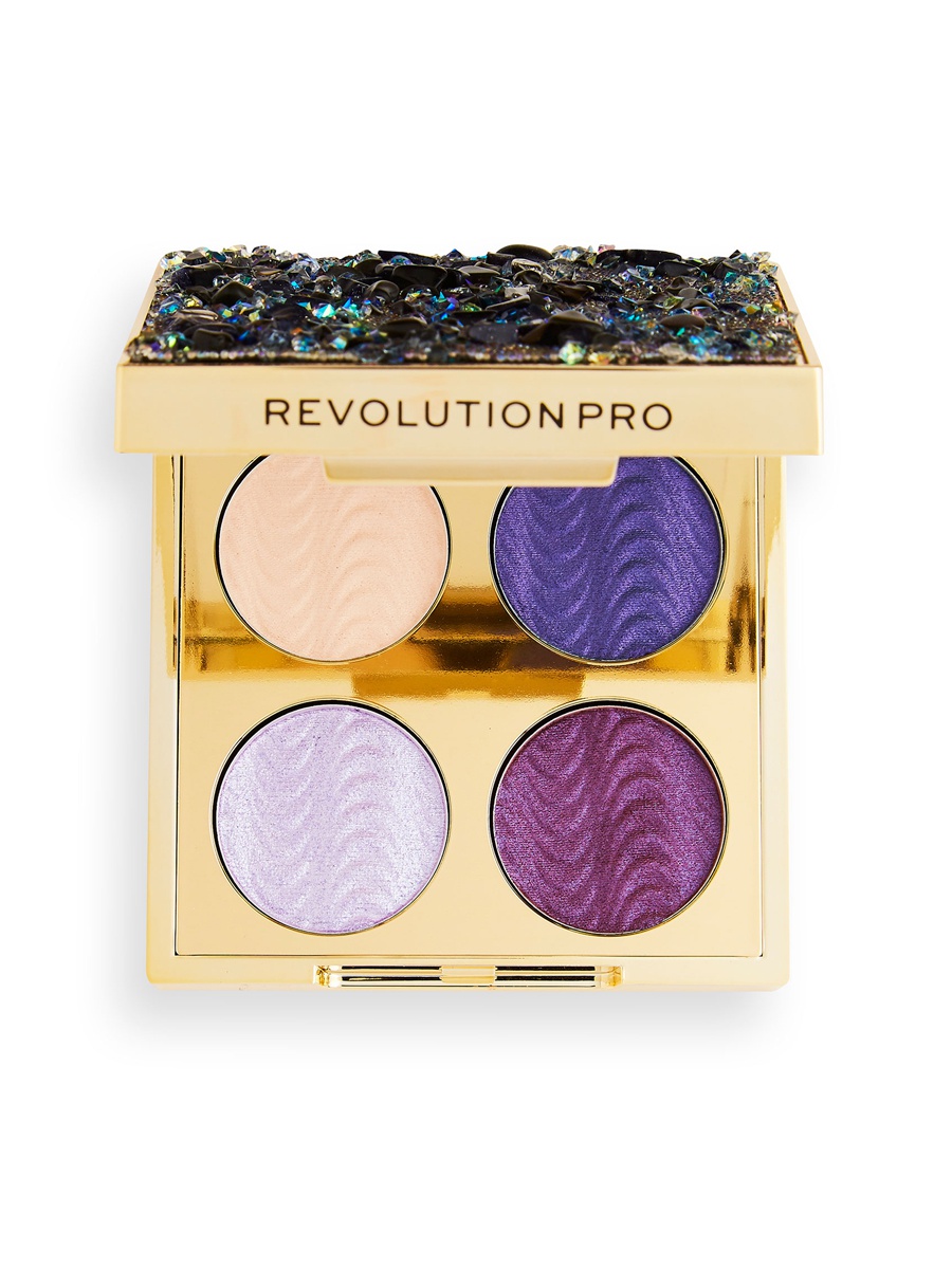 фото Палетка теней revolution pro, для век ultimate eye look palette, hidden jewels, 3,2 г