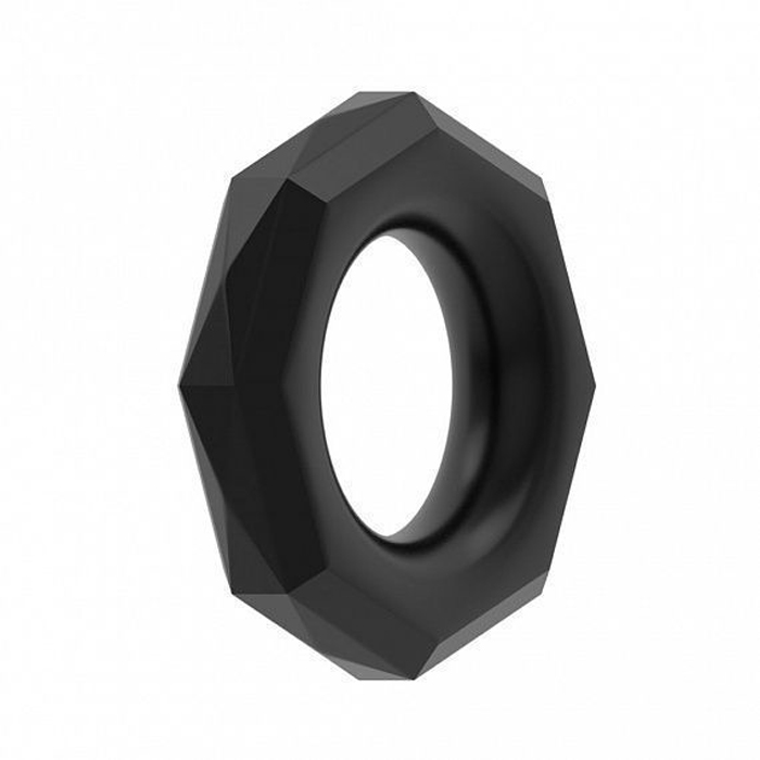 Эрекционное кольцо Lovetoy черное Power Plus Cock Ring
