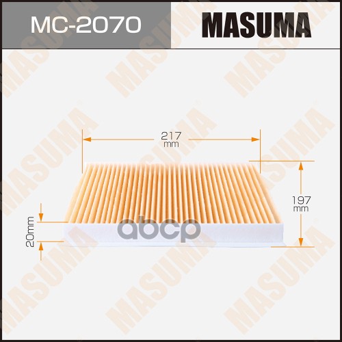 

Фильтр Салона Masuma Mc-2070 Masuma арт. MC-2070