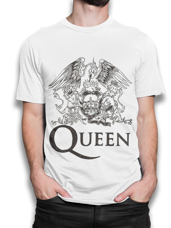 фото Футболка мужская design heroes группа queen белая xs