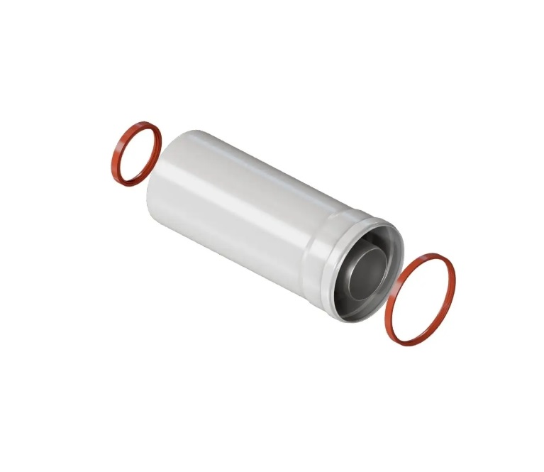 Коаксиальная труба Ф60/100 L=250 (в коробке 2 шт) Barrido