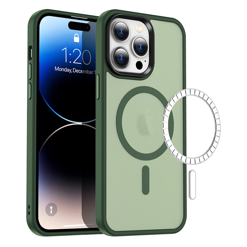 

Чехол My Choice для iPhone 11 магнитный, совместимый с MagSafe, зеленый, iPhone 11