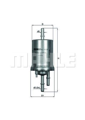 

Фильтр топливный KNECHT KL156/3