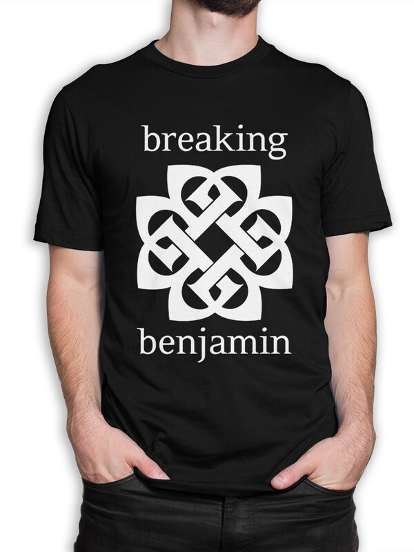 фото Футболка мужская design heroes лого breaking benjamin черная xs