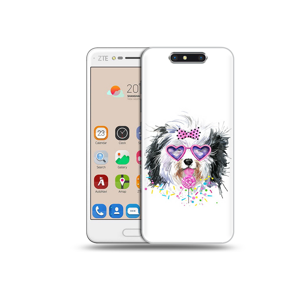 

Чехол MyPads Tocco для ZTE Blade V8 пушистик (PT100217.451.559), Прозрачный, Tocco