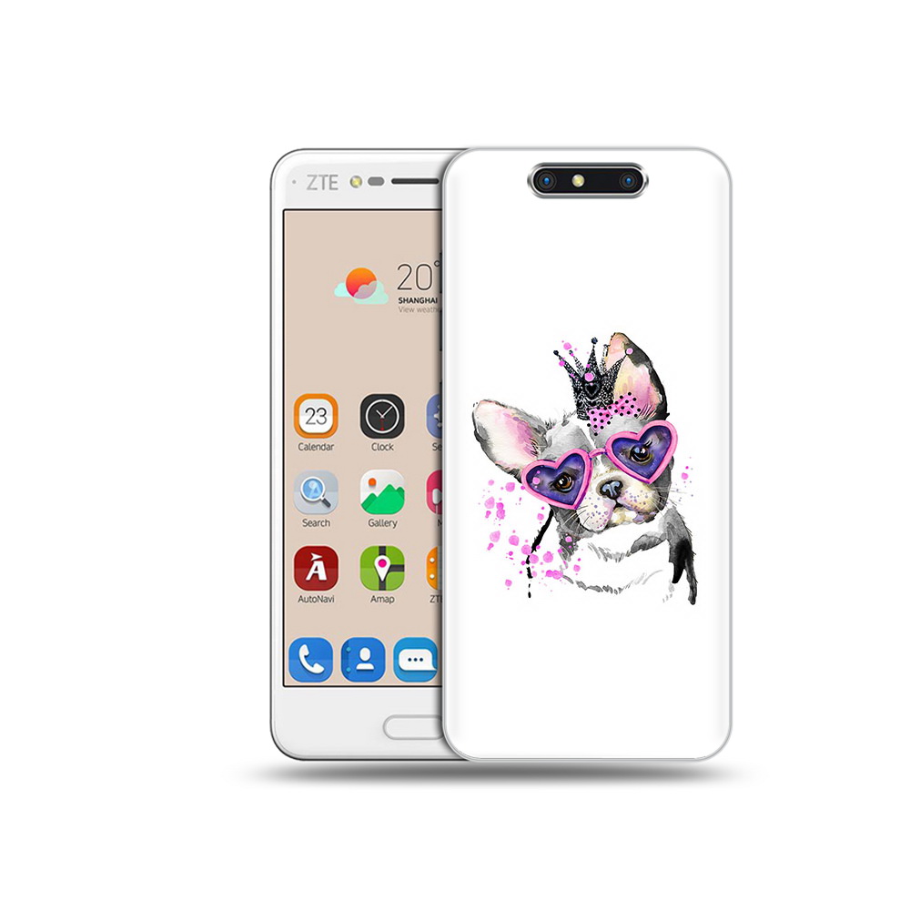 

Чехол MyPads Tocco для ZTE Blade V8 принцесса (PT100217.451.558), Прозрачный, Tocco