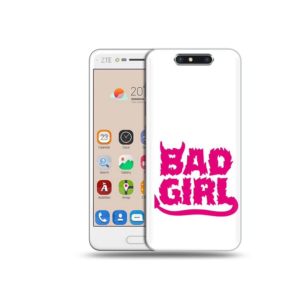 

Чехол MyPads Tocco для ZTE Blade V8 плохая девочка (PT100217.451.545), Прозрачный, Tocco