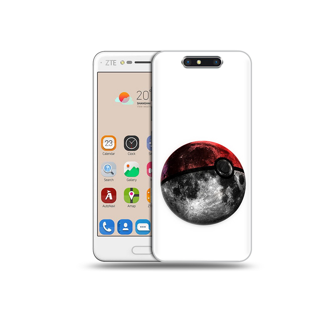 

Чехол MyPads Tocco для ZTE Blade V8 планета покебол (PT100217.451.543), Прозрачный, Tocco