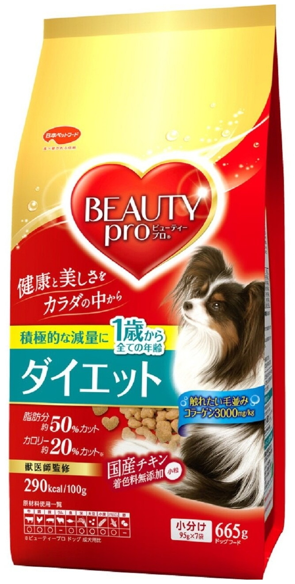 Сухой корм для собак Japan Premium Pet BEAUTY PRO , цыпленок,  0.665кг