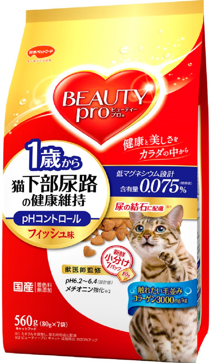 фото Сухой корм для кошек japan premium pet beauty pro , рыба, 0.56кг