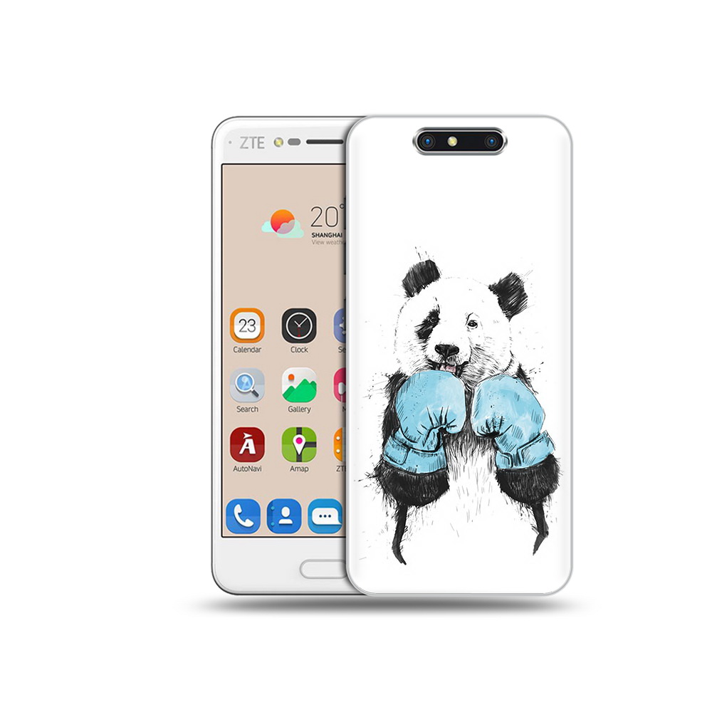 

Чехол MyPads Tocco для ZTE Blade V8 панда боксер (PT100217.451.531), Прозрачный, Tocco