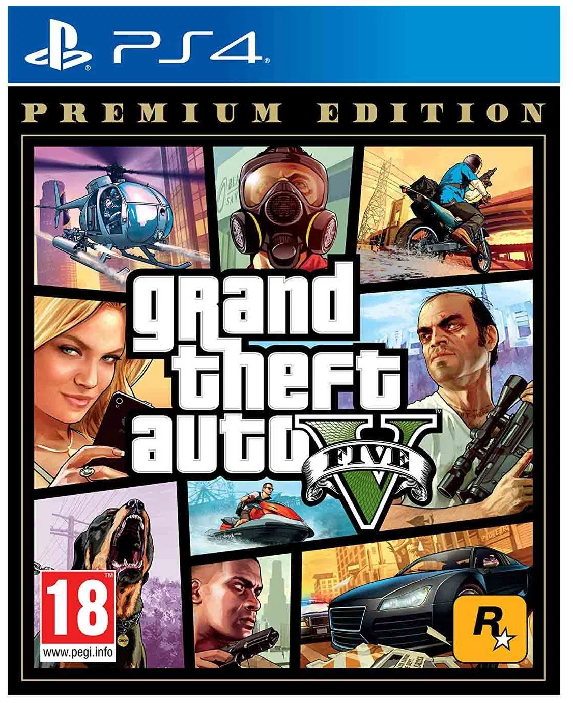 фото Игра grand theft auto v. premium edition для playstation 4 rockstar games