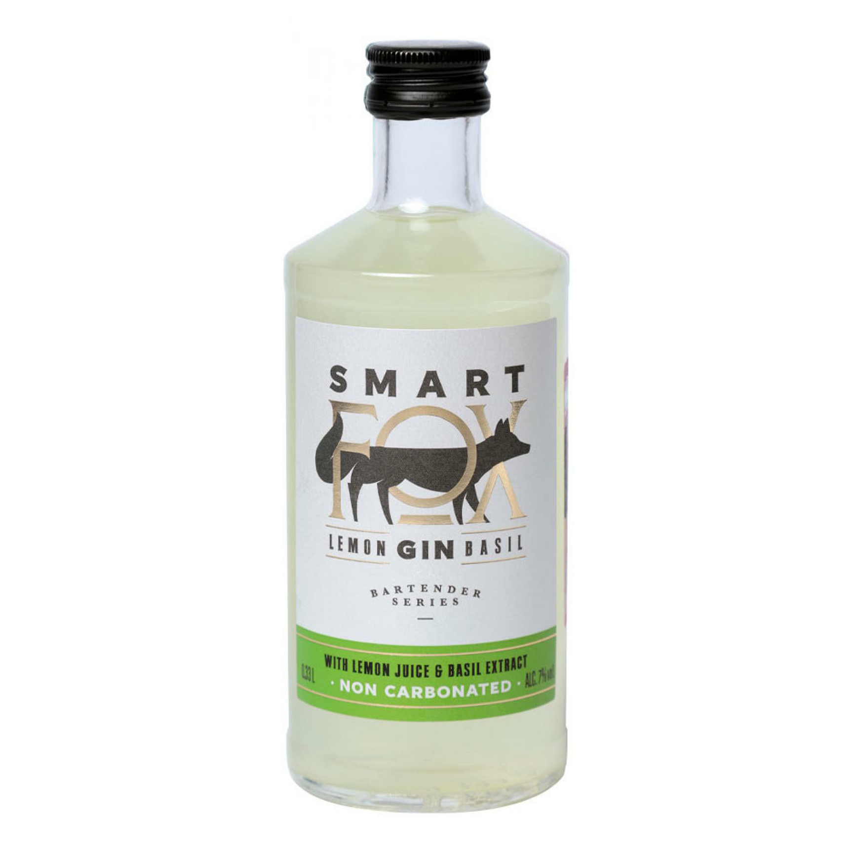 Коктейль Smart Fox Лимон Джин Базилик 7% 0,33 л