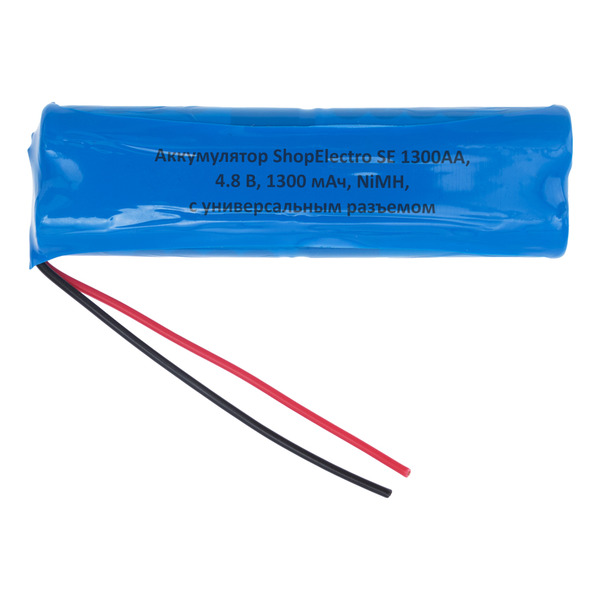 

Аккумуляторная сборка ShopElectro SE1300АА, 4,8 В, 1300 мАч/ 4,8 V, 1300 mAh, NiMH
